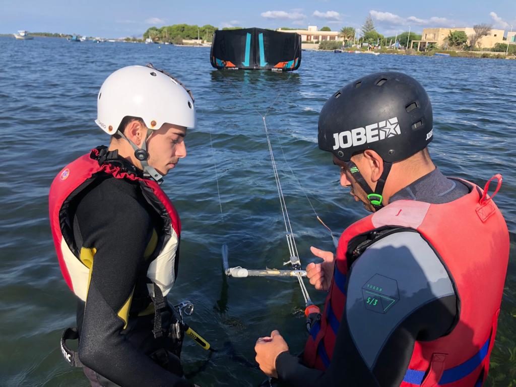 Lezioni di kitesurf